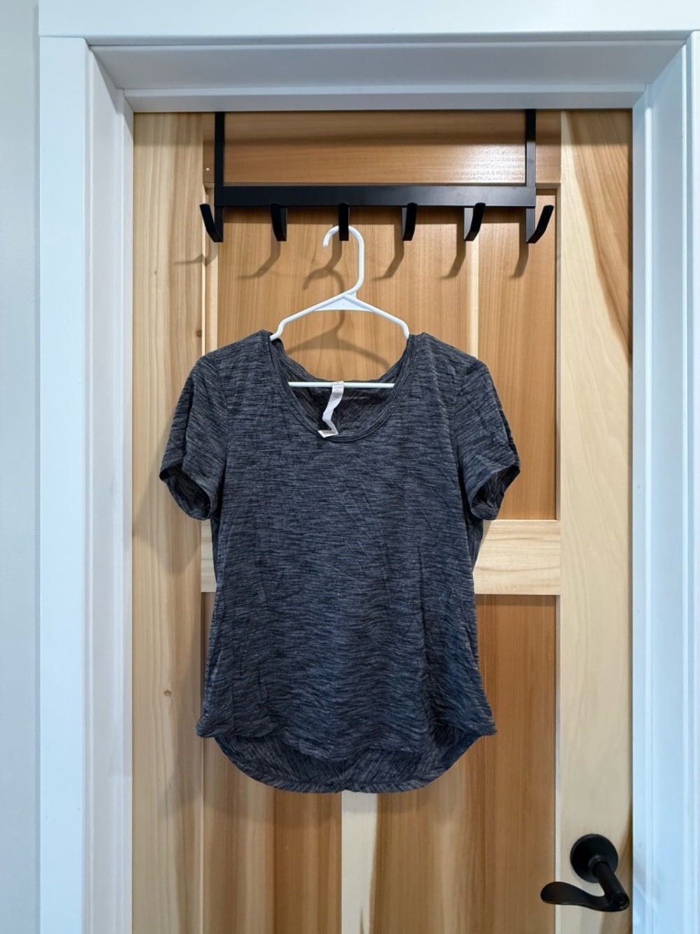 lululemon athletica Charcoal Heather Short Sleeve Tee